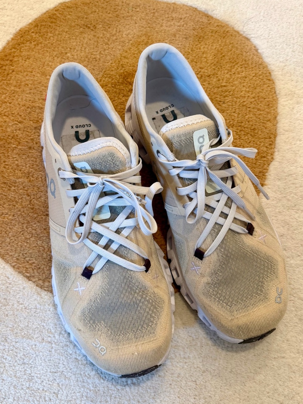 On Running Women’s Cloud X Sneakers in Beige
